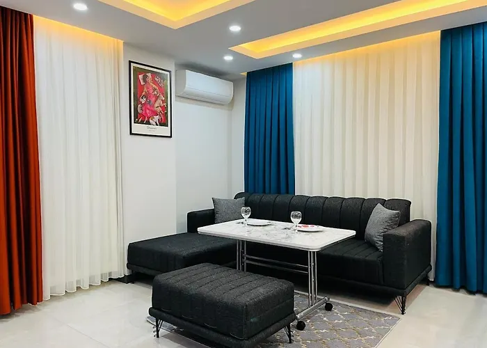 4 Custom Design Fast Wifi Apartment Antalya