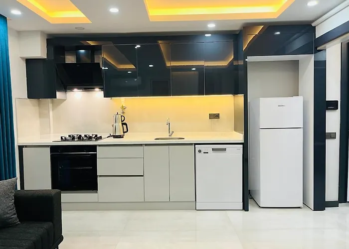 4 Custom Design Fast Wifi Apartment Antalya